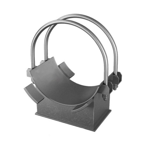 Опора хомутовая неподвижная для трубопроводов ТЭС и АЭС 12Х18Н10Т 1020х700х700х100 мм ОСТ 34-10-618-93 в Пензе

