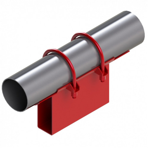 Опора неподвижная хомутовая корпусная для тепловых сетей исп. А22 / АС22 ВСт3 426х200х340х151 мм ОСТ 36-146-88 30 кг