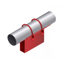 Опора неподвижная приварная корпусная для тепловых сетей исп. А12 / АС12 ВСт3 377х200х340х100 мм ОСТ 36-146-88 6,7 кг