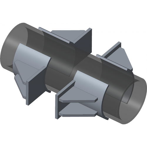 Опора неподвижная двухупорная усиленная для тепловых сетей ТС-662.00.00 1220х400х340х1504 мм Серия 5.903-13 выпуск 7-95 128,8 кг