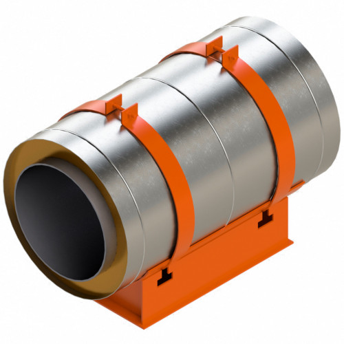 Опора скользящая хомутовая ТС-626.000 1220х700х100 мм Серия 5.903-13 выпуск 8-95 148,3 кг