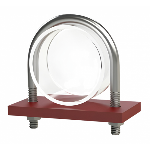 Опора неподвижная хомутовая бескорпусная для тепловых сетей исп. А Ст20 325 мм ОСТ 36-146-88 3 кг