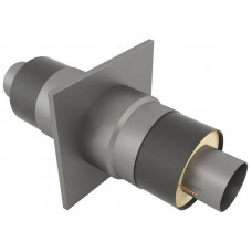 Опора неподвижная щитовая в оцинкованной ППУ изоляции для водоснабжения Ст20 108х200х315х2000 мм ГОСТ 30732-2006 51 кг