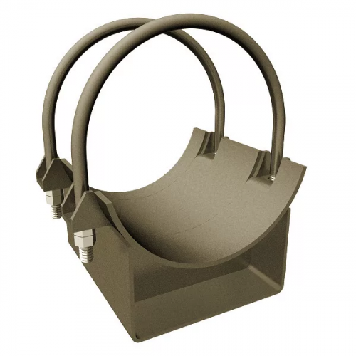 Опора двуххомутовая неподвижная 630 мм ОСТ 108.275.38-80 в Пензе

