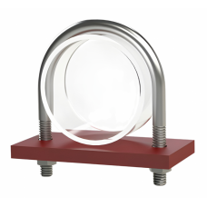 Опора неподвижная хомутовая бескорпусная для тепловых сетей исп. Б 09Г2С 32 мм ОСТ 36-146-88 0,18 кг