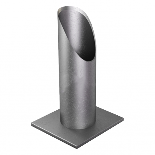 Опора неподвижная трубчатая с круто изогнутыми отводами для тепловых сетей исп. А1 Ст20 630х100 мм ОСТ 36-146-88 86,8 кг