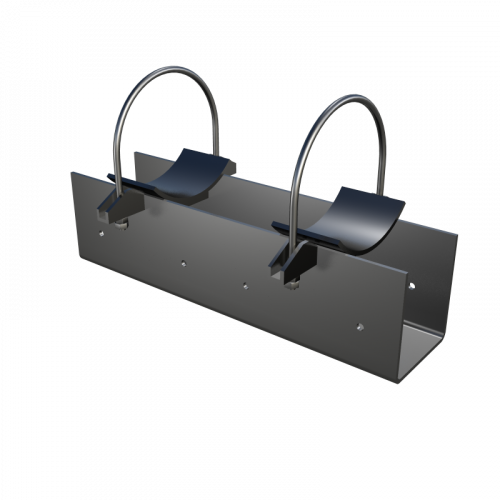 Опора подвижная хомутовая Х2 ОПХ2-150.76 76 мм ОСТ 36-94-83